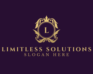 Crown Wreath Legal Advice logo design