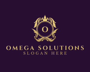 Crown Wreath Legal Advice logo design