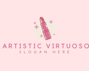 Makeup Lipstick Glamour logo design