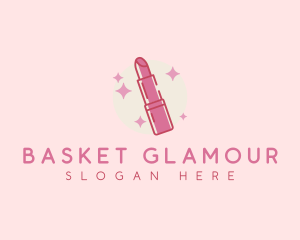 Makeup Lipstick Glamour logo design