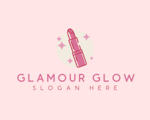 Makeup Lipstick Glamour logo design