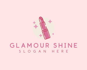 Makeup Lipstick Glamour logo design