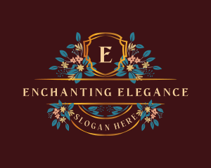 Elegant Floral Salon logo design