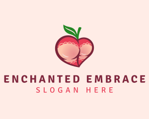 Sexy Naughty Peach logo design