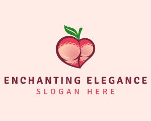 Sexy Naughty Peach logo design