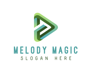Green Media Play Logo