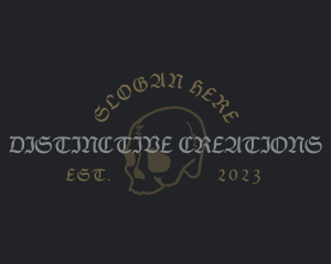 Gothic Skull Business logo