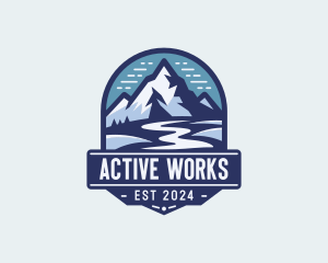 Mountain Road Trekking logo design