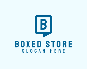 Mobile Chat Box  logo design