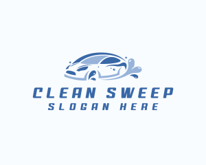 Water Clean Car Wash logo design