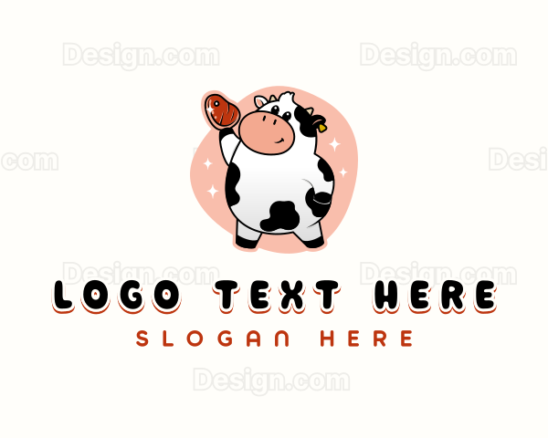 Cow Meat Farm Logo