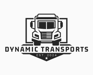 Truck Cargo Transportation logo design