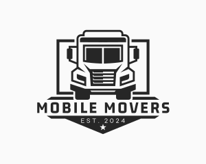 Truck Cargo Transportation logo design