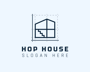 House Draft Architecture  logo design