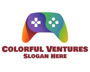 Rainbow Console Controller logo design