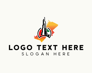 UAE Architectural Skyscraper logo