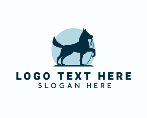 Dog Walking Leash logo