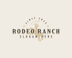 Rodeo Cowboy Saloon logo design