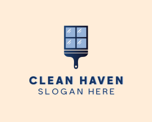 Window Squeegee Cleaning logo design