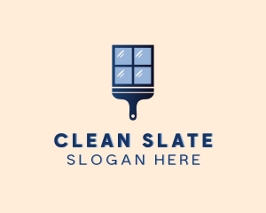 Window Squeegee Cleaning logo design