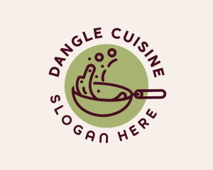 Cooking Pan Cuisine logo design