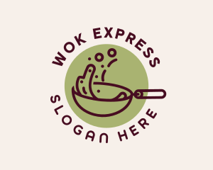 Cooking Pan Cuisine logo design