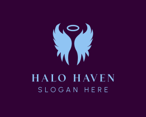 Angel Wings Halo logo