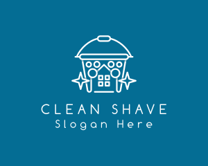 Home Cleaning Bucket logo design