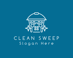 Home Cleaning Bucket logo design