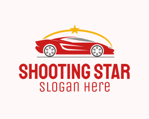 Race Car Star logo design