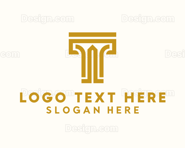 Premium Luxury Letter T Logo