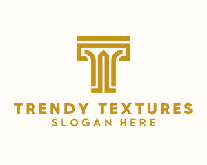 Premium Luxury Letter T logo design