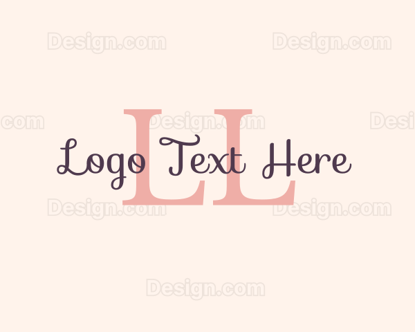 Feminine Fashion Cosmetics Boutique Logo