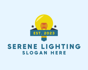 Bulb Lighting Banner logo