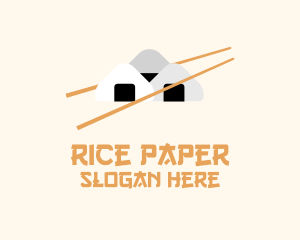 Japanese Onigiri Meal  logo design