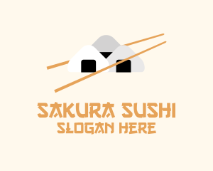 Japanese Onigiri Meal  logo design