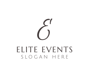 Elegant Cursive Event logo design