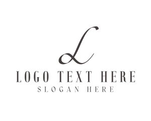 Elegant Cursive Event logo