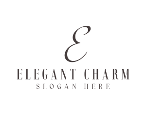 Elegant Cursive Event logo design