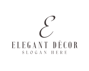 Elegant Cursive Event logo design