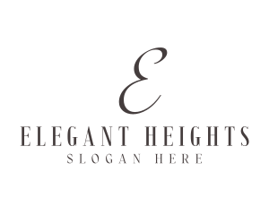 Elegant Cursive Event logo design