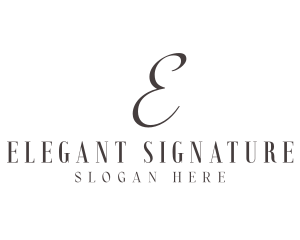 Elegant Cursive Event logo design