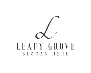 Elegant Cursive Event logo design