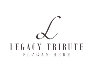 Elegant Cursive Event logo design