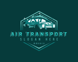 Transport Car Wash Vehicle logo design