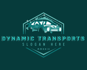 Transport Car Wash Vehicle logo design