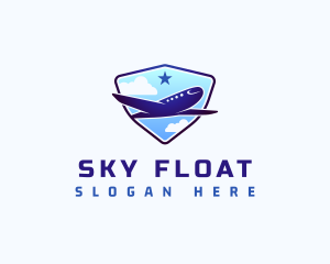 Travel Sky Airplane logo design