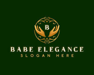 Elegant Hands Spa Therapy logo design