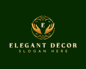 Elegant Hands Spa Therapy logo design