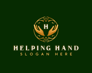 Elegant Hands Spa Therapy logo design